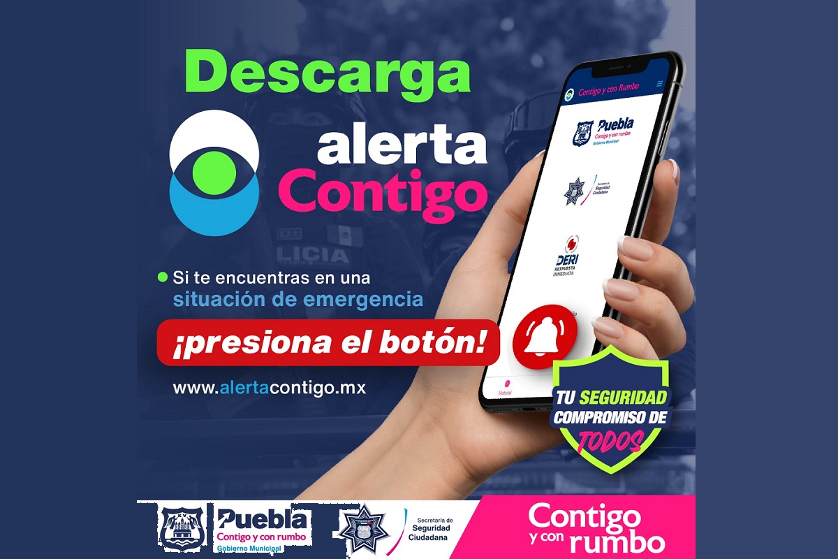 ¿Cómo funciona y qué delitos puedo denunciar en la app Alerta Contigo en Puebla? 1 alerta contigo puebla