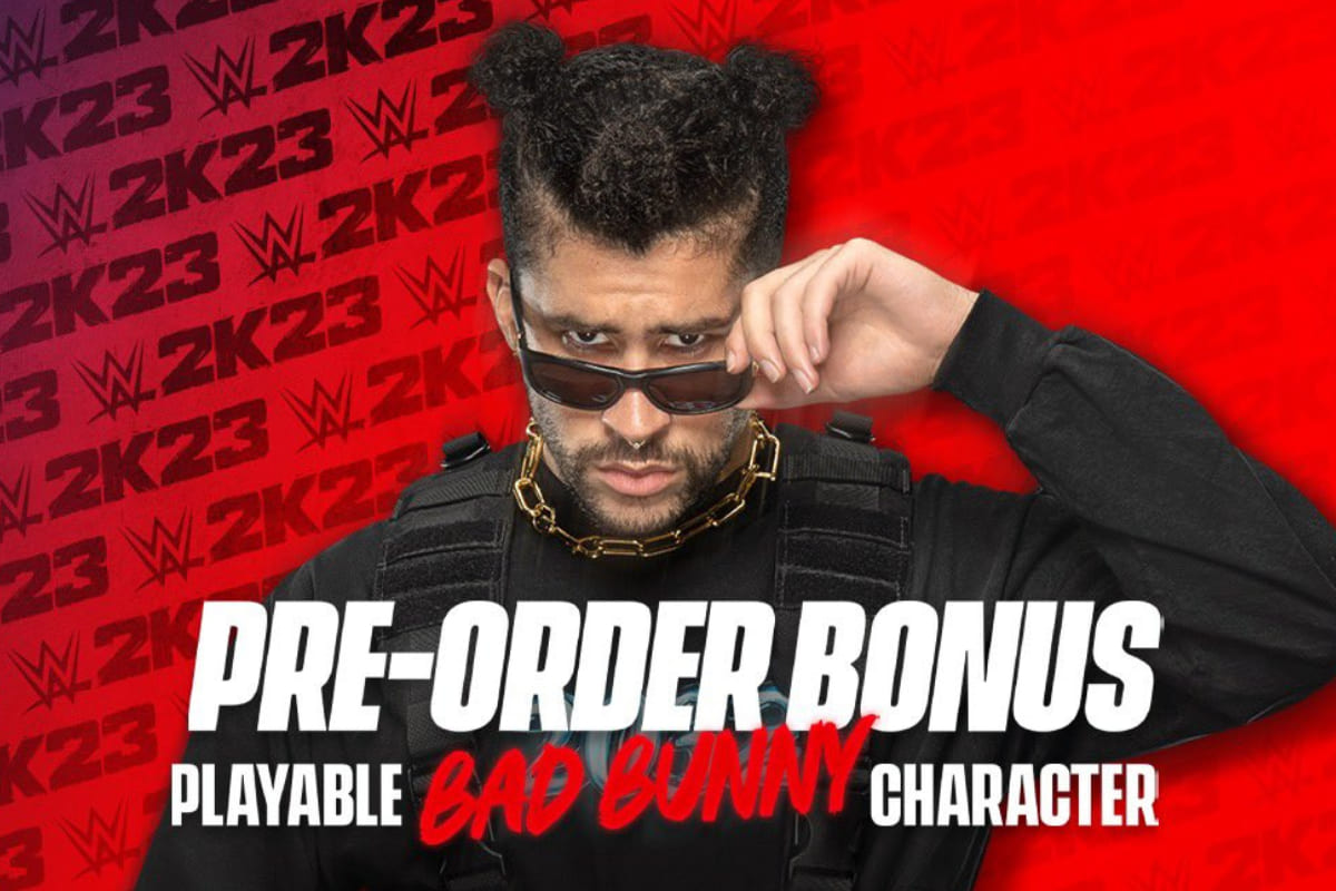 Podrás jugar como Bad Bunny en el nuevo video juego de WWE 2K23 3 Bad Bunny en WWe 2K23