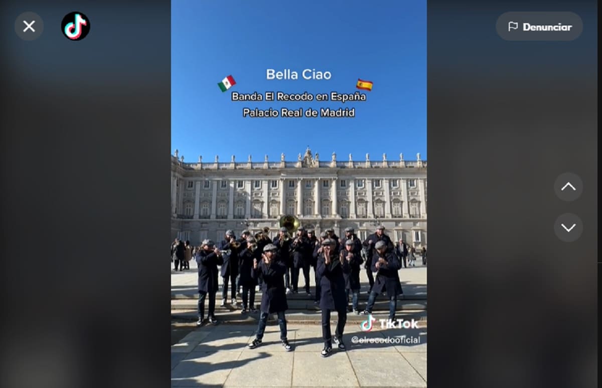 VIDEO: Banda El Recodo toca "Bella Ciao" en calles de España 3 banda el recodo bella ciao