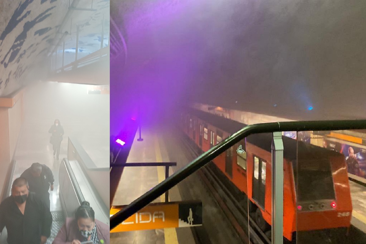 VIDEOS: Corto circuito en la Línea 7 del Metro CDMX provoca nube de humo y deja 20 intoxicados 3 barranca del muerto