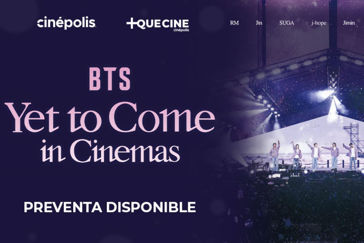 Ya puedes comprar tus entradas para ver el concierto de BTS en cines de Puebla 2 BTS en cines de Puebla