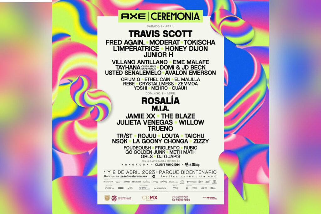 Rosalía encabeza festival ceremonia