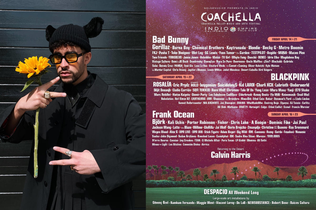 ¿Quién para?: Bad Bunny encabeza el line-up de Coachella 2023 3 coachella