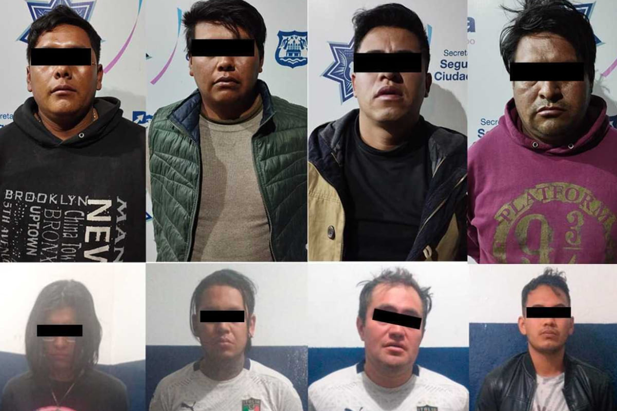 En distintos puntos de la ciudad, fueron detenidos 8 hombres por robo a transeúnte: policía municipal de Puebla 2 Detenidos por robo a transeúnte en Puebla
