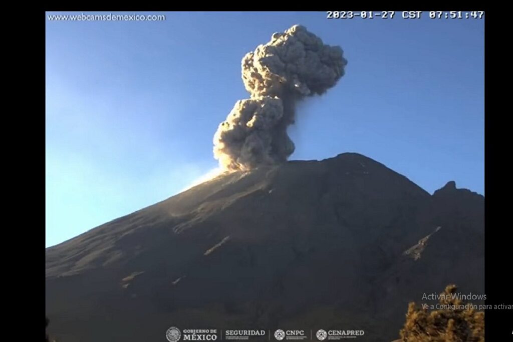 popocatepetl explosion