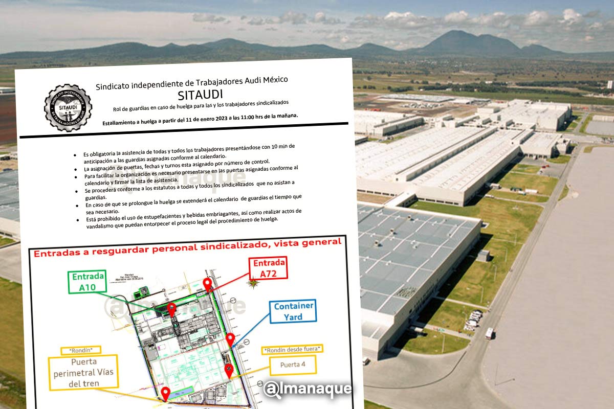Se acerca la huelga en Audi: sindicato reparte rol de guardias 2 portada Audi guardias de Huelga2