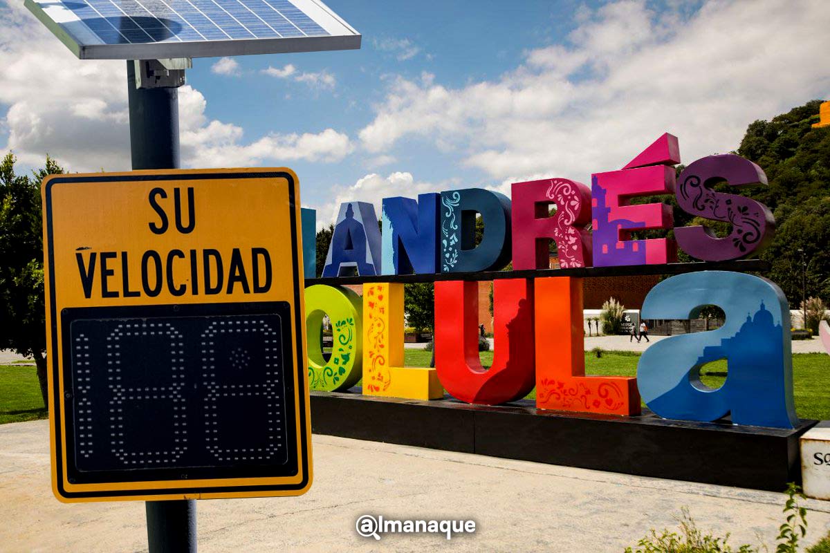 portada cinemometros que instalaran en Cholula para multar automovilistas