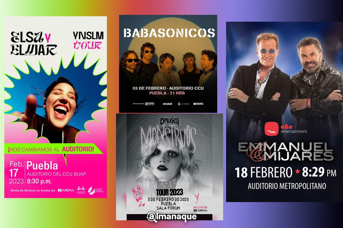 Estos son los conciertos de febrero en Puebla 14 portada puebla conciertos febrero