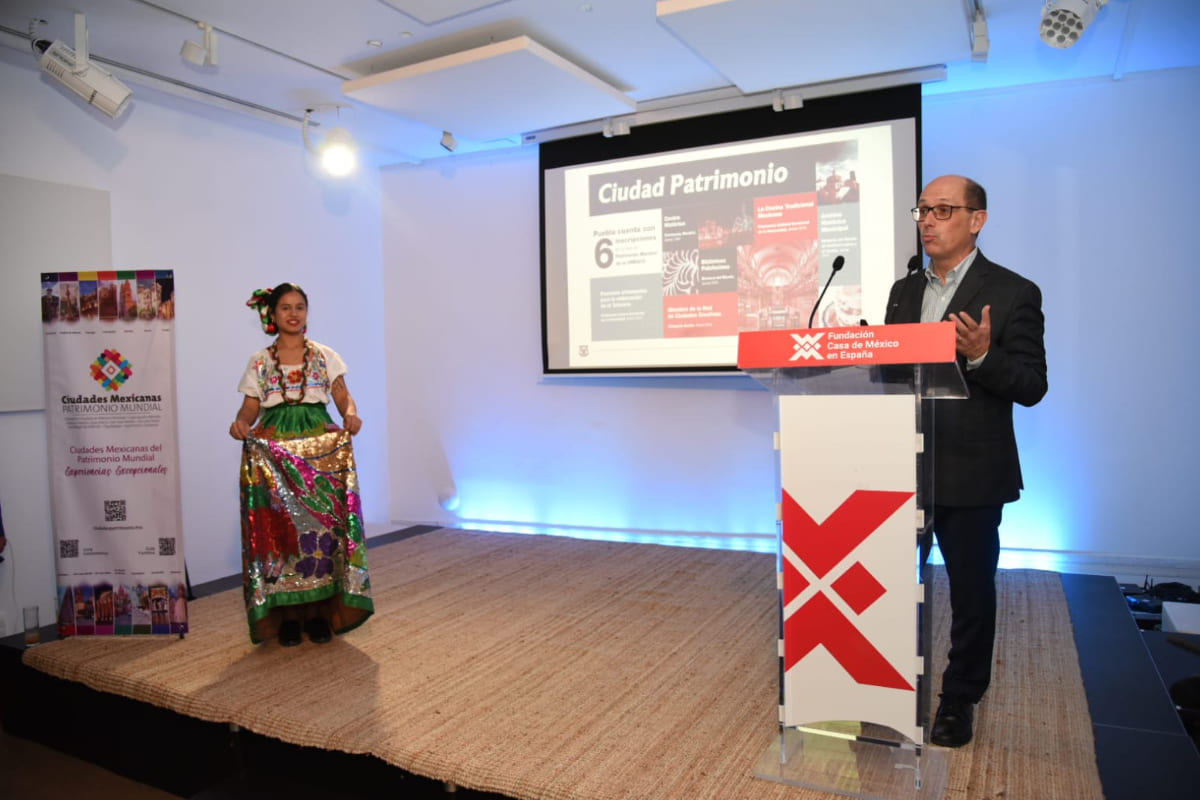 Promoción de Puebla capital llega a reunión de ciudades patrimonio en Madrid 3 Promoción de Puebla en Madrid