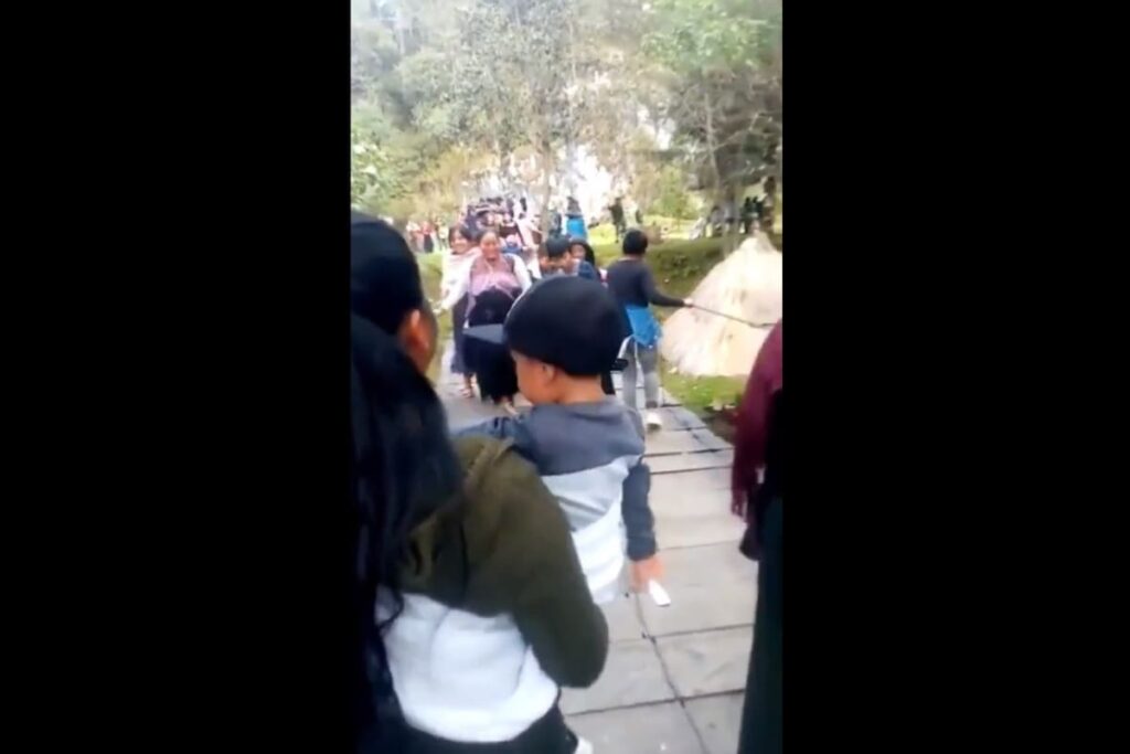 Cae puente colgante en Chiapas