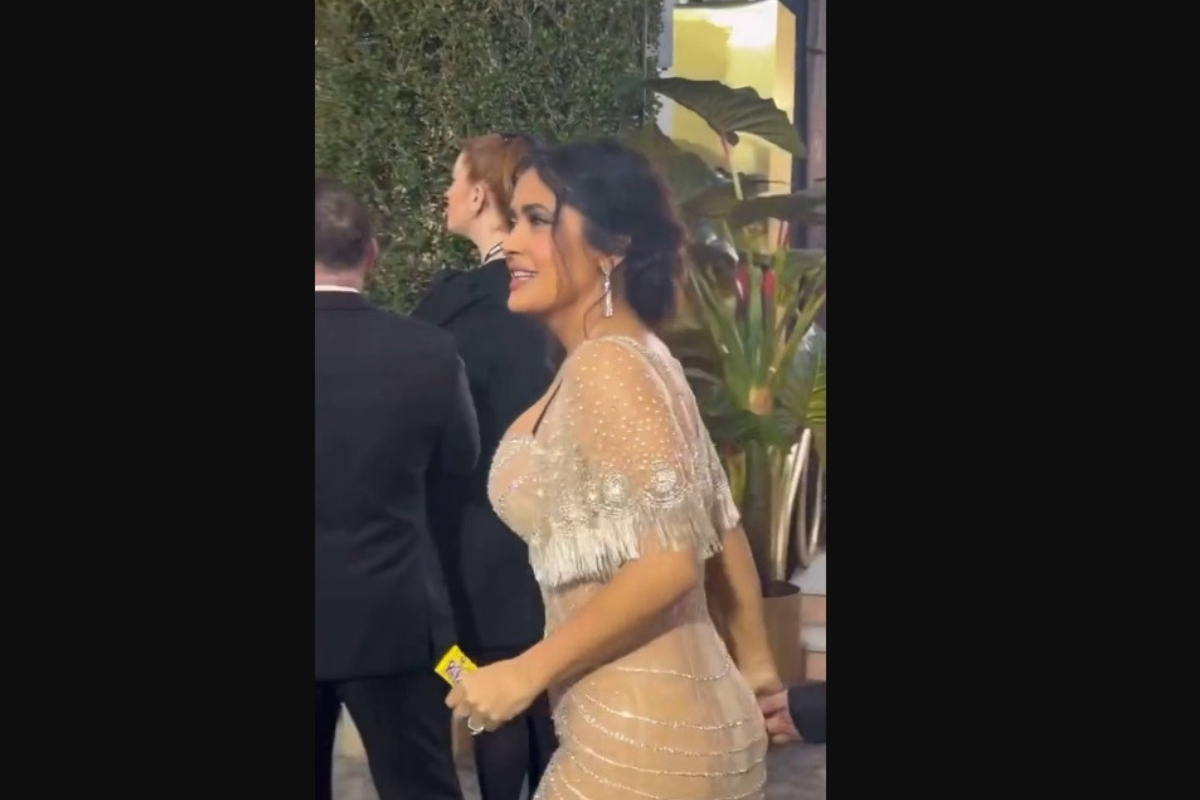 Salma Hayek eligió pulparindo y mazapanes en los Globos de Oro