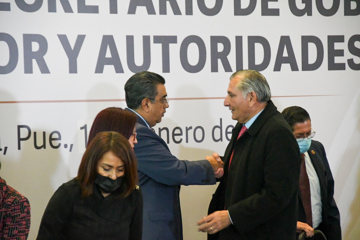 Gobierno federal reconoce a Sergio Salomón Céspedes como gobernador de Puebla 3 sergio salomon y adan augusto 1