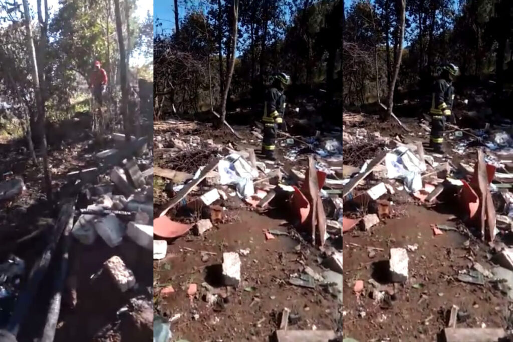 Explotó polvorín clandestino en Xiutetelco Puebla