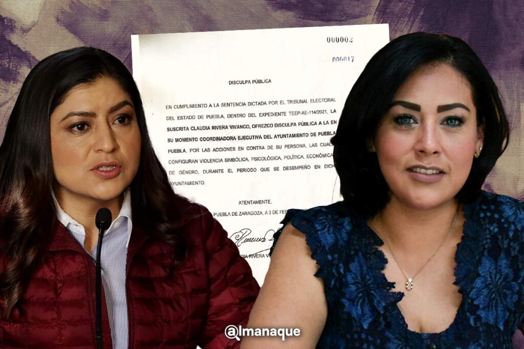 Disculpa publica Claudia Rivera a Yasmin Flores