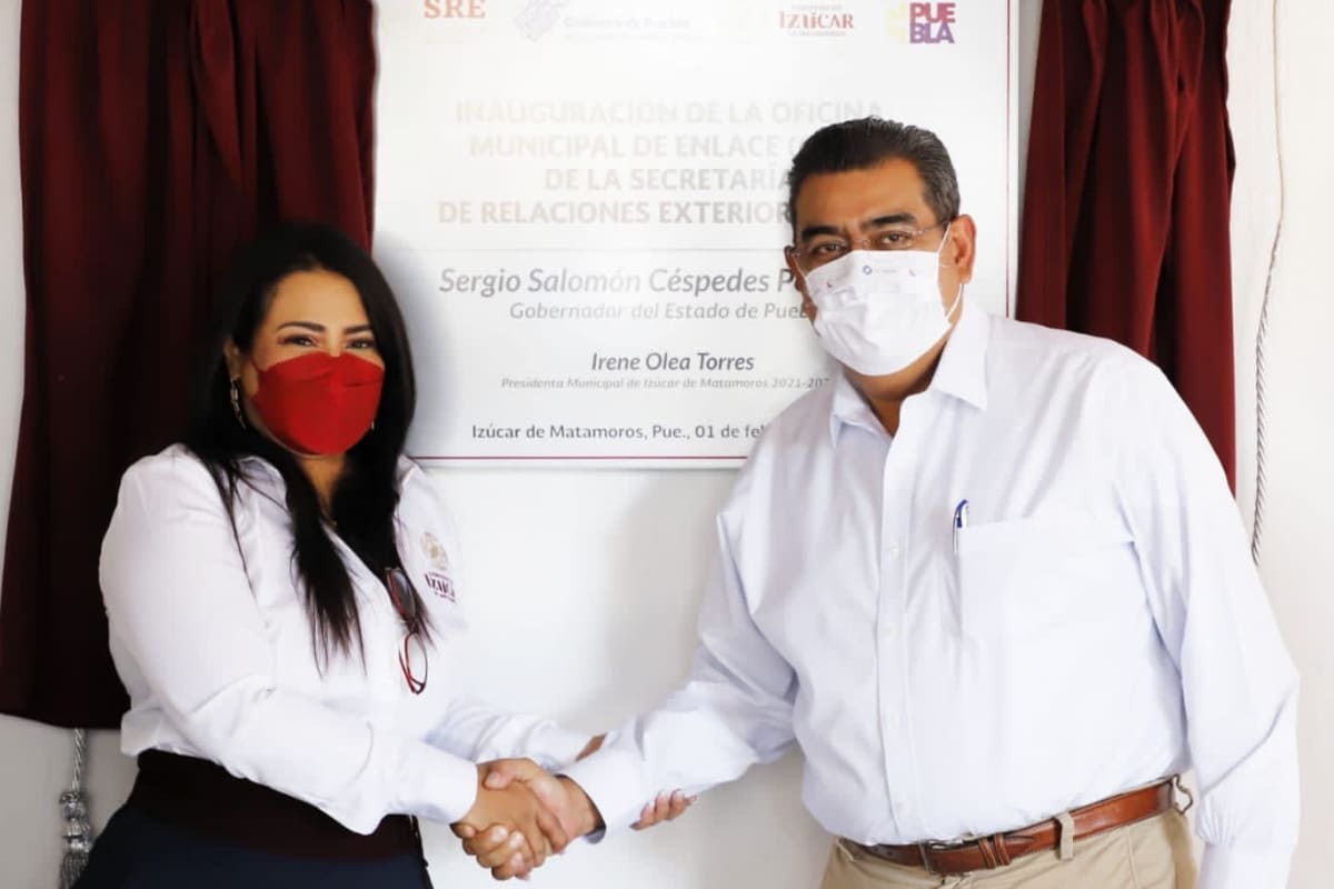 Sergio Salomón inaugura oficinas de Relaciones Exteriores en la Mixteca; en un mes estarán las de Tepeaca 3 Sergio Salomón inaugura oficinas de Relaciones Exteriores de la Mixteca y en un mes estarán las de Tepeaca
