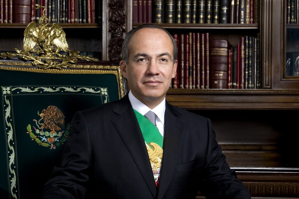 Presidente Felipe Calderon. Fotografia oficial