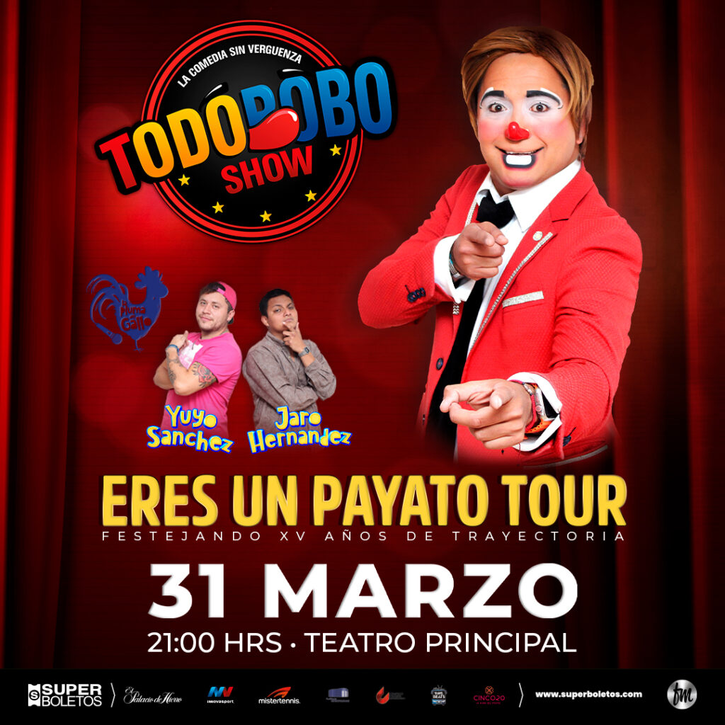 Para celebrar sus 15 años de trayectoria, el payaso Todobobo dará un show en Puebla 4 payaso todobobo
