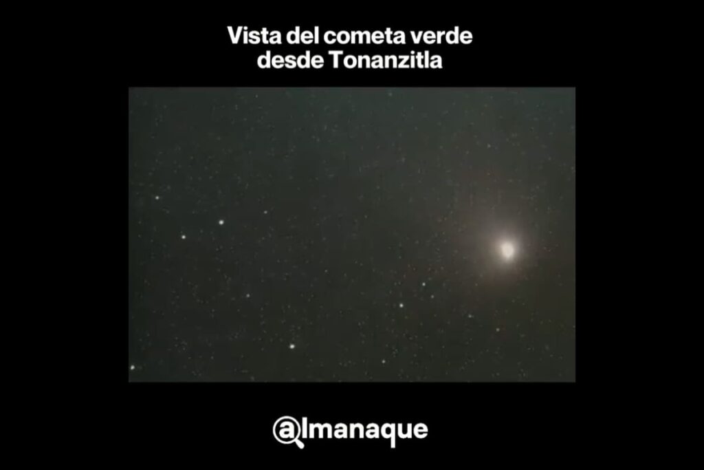 Cometa verde se verá en Puebla