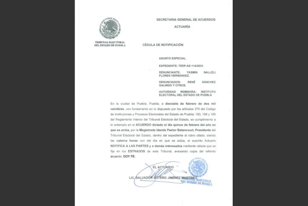 documento sancion Claudia Rivera 1