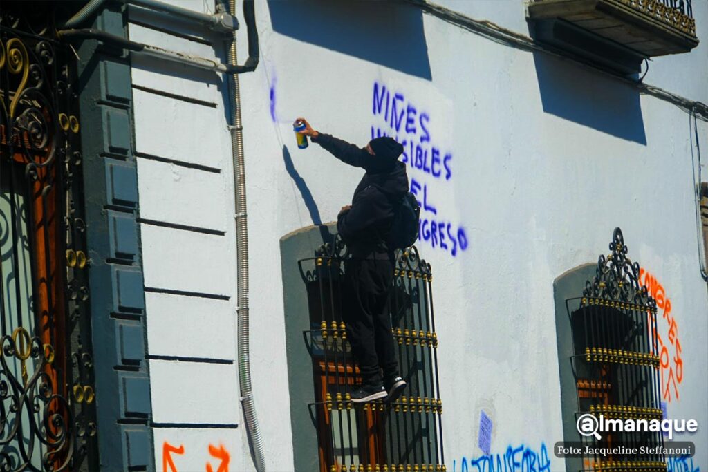manifestacion trans congreso de Puebla 10