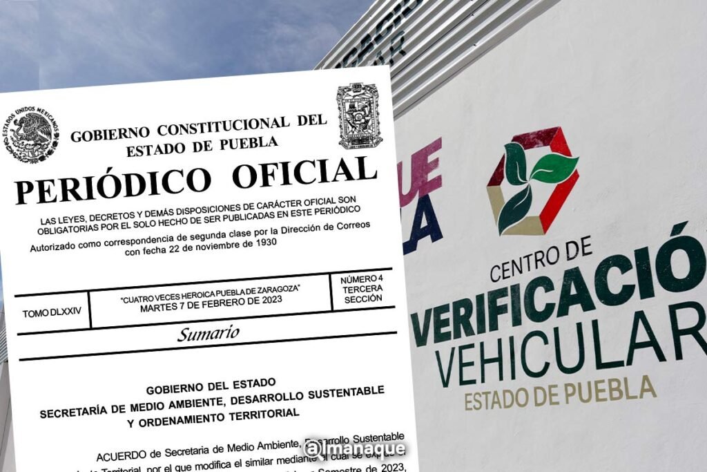 portada Gobierno de Puebla deroga las multas del acuerdo de verificacion del primer semestre del ano