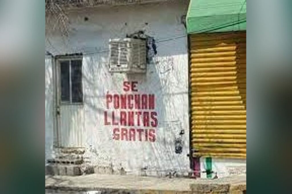 Se ponchan llantas gratis