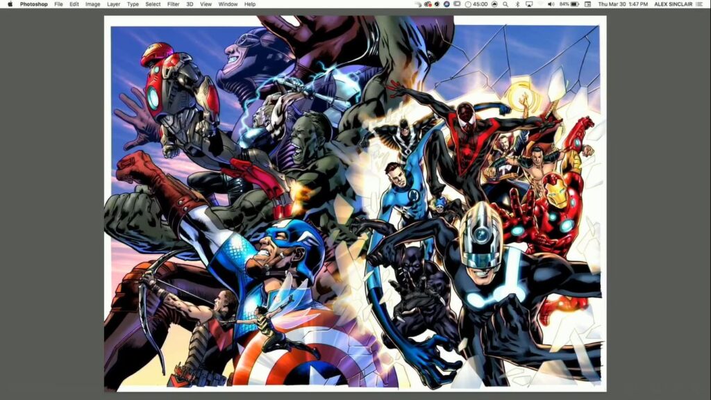 Colorista de DC Comics, Marvel y Star Wars se presentó en la FENALI BUAP: Así trabajó en tiempo real 19 Alex sinclair comics 8