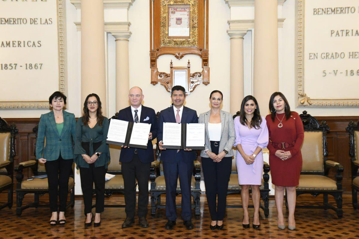 Ayuntamiento de Puebla y UNODC México unen esfuerzos para identificar y canalizar casos de trata de personas y ciberdelito 1 Ayto Puebla UNDOC Mexico 1