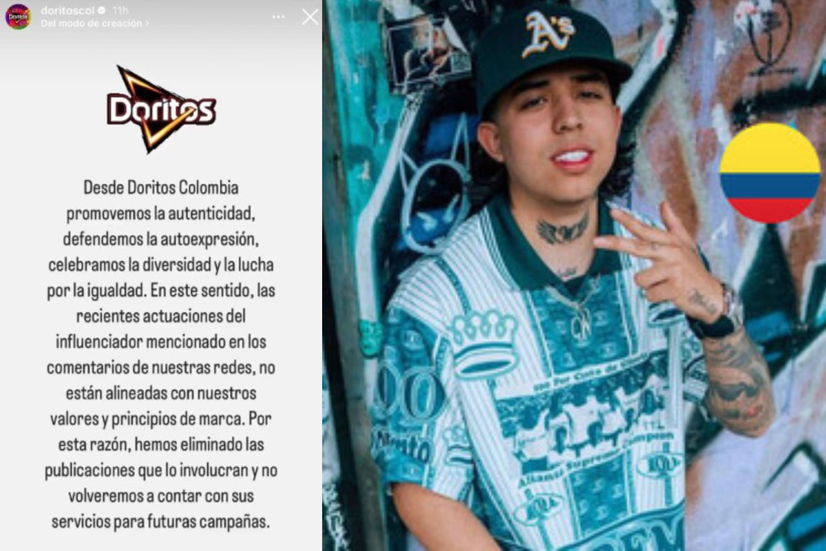 Doritos elimina acuerdo publicitario con influencer colombiano por comentarios homofóbicos 3 Doritos quita patrocinio a WestCol