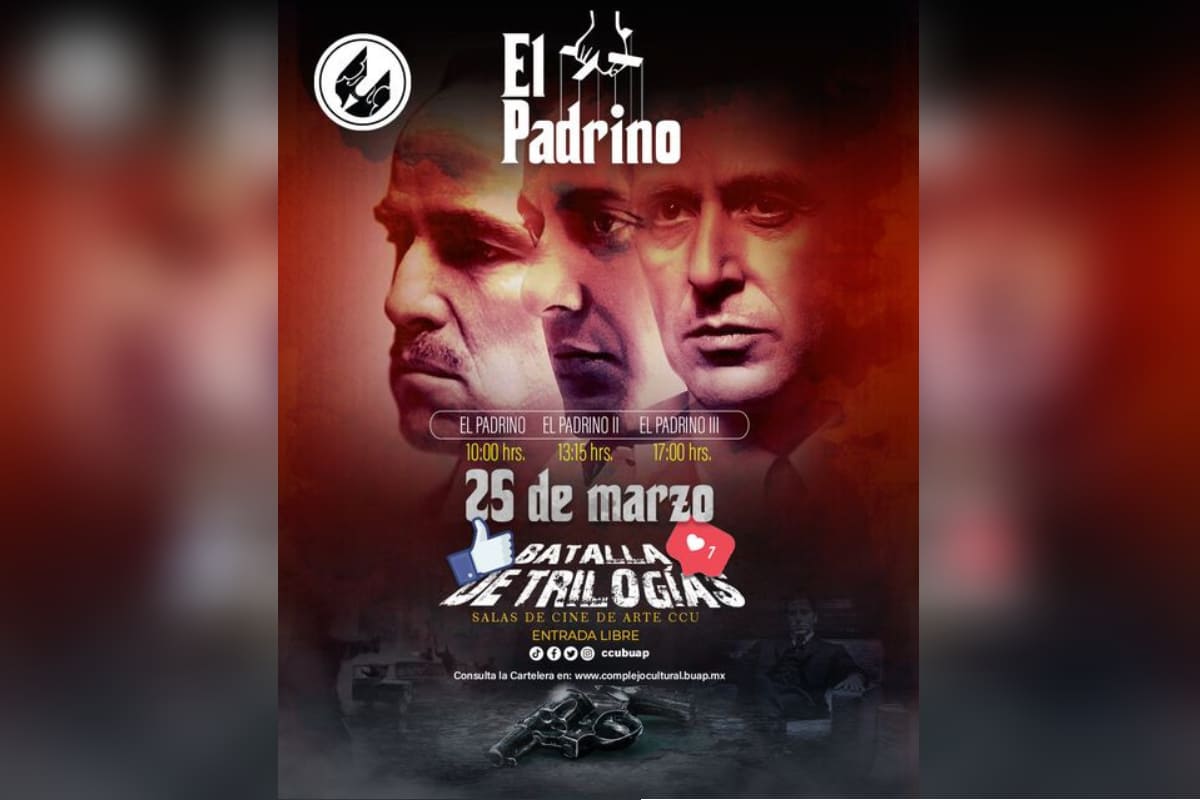 Proyectarán la trilogía de “El Padrino” en cine del CCU 3 Trilogía El Padrino en el CCU