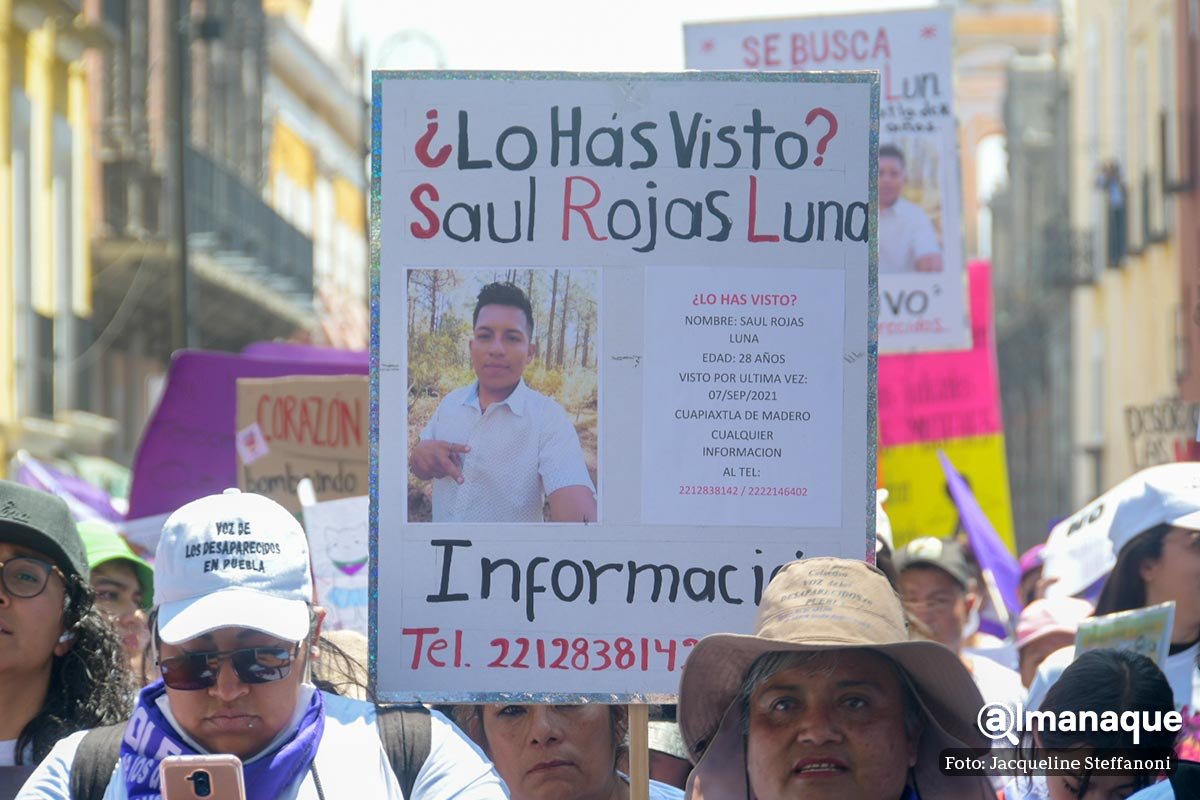 Van 370 desaparecidos en Puebla los tres meses de 2023