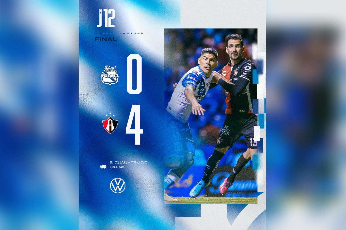 Atlas golea 0-4 al Puebla a domicilio y aspira al repechaje 2 Puebla pierde contra el Atlas