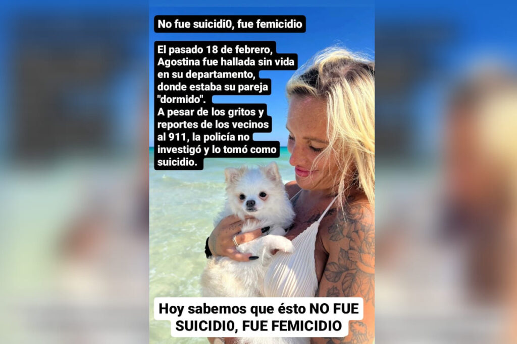 Feminicidio de modelo argentina