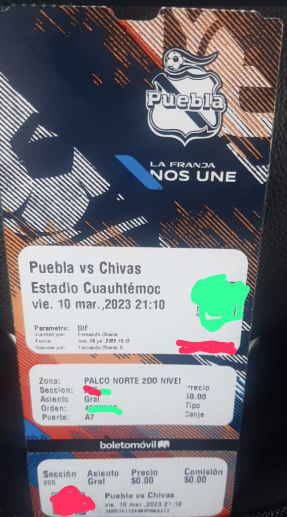 Una liga difícil de entender 4 boleto 1