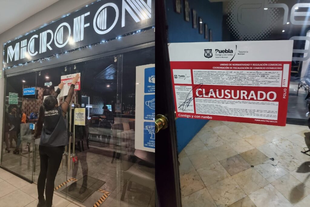 clausuran bares en puebla