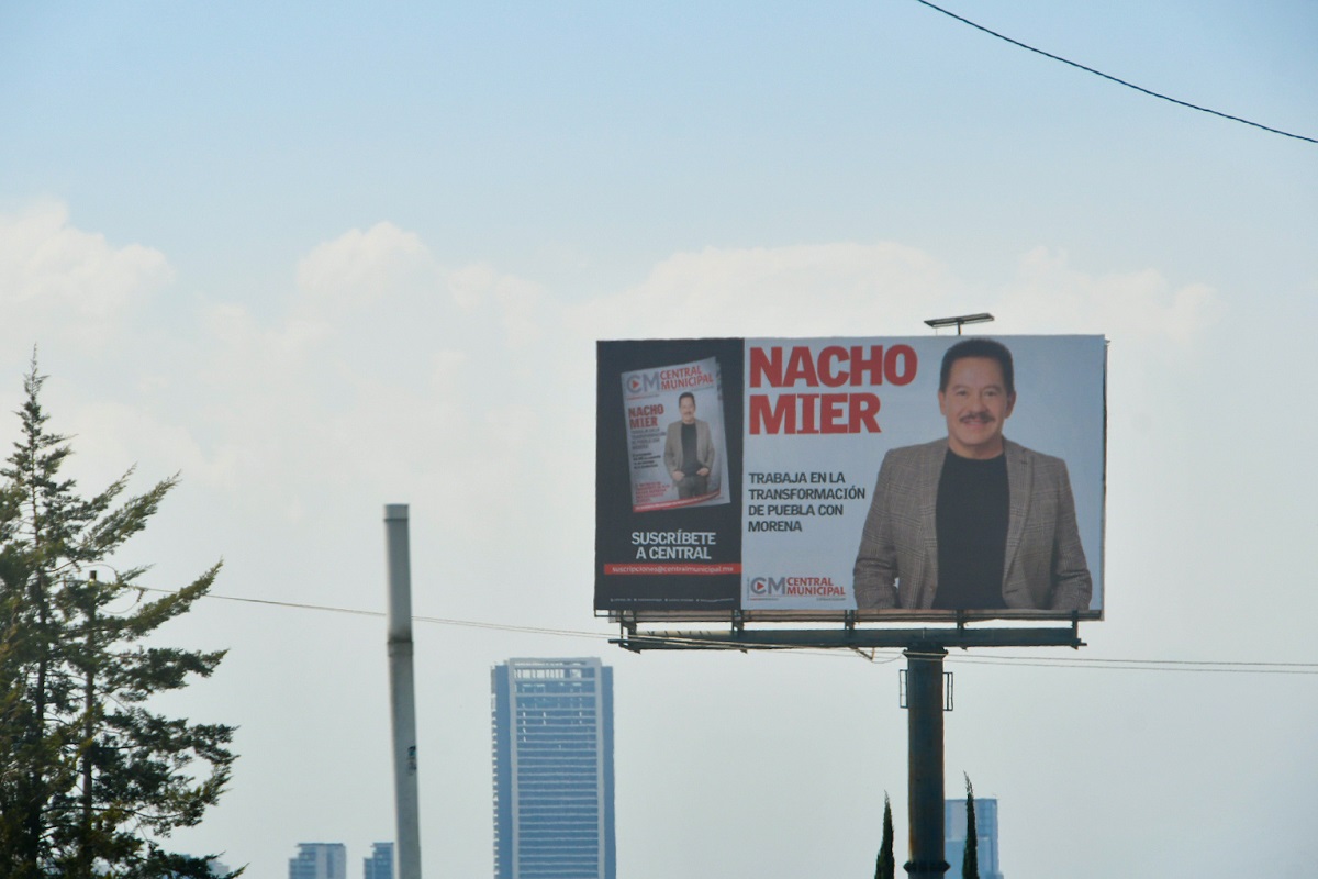 A finales de marzo, Ayuntamiento de Puebla clausurará espectaculares con propaganda 3 espectaculares nacho mier 2