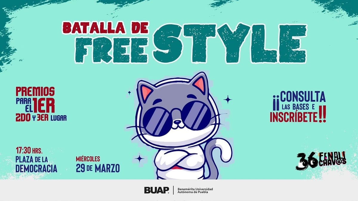 Concurso de K-Pop y Batalla de Freestyle en la FENALI BUAP 2023 5 feria del libro buap 3