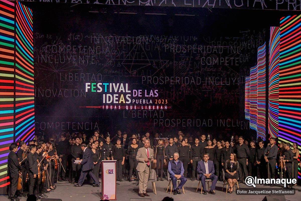 Inauguran Festival de las Ideas 2023 en Puebla; se proyectará gratis en internet 18 festival de las ideas puebla gobernador sergio salomon 7