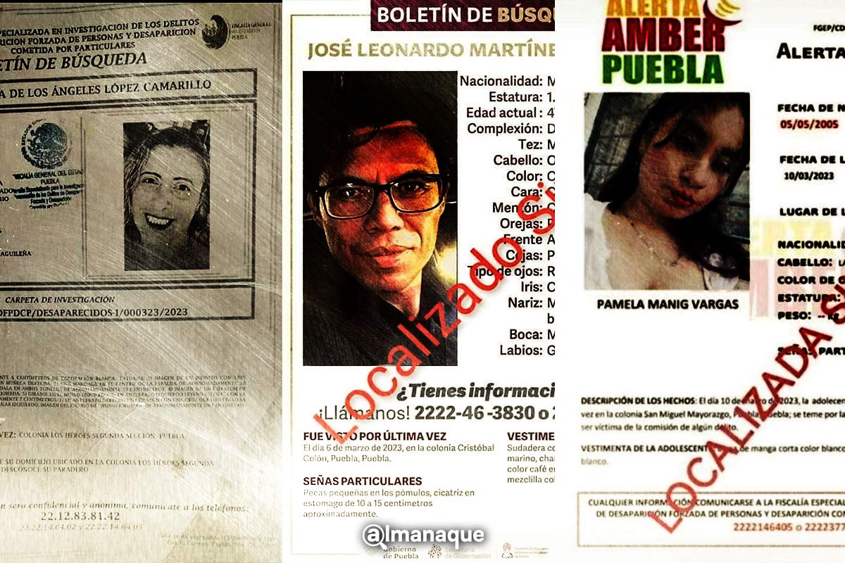 Pamela, María Gabriela y Leonardo, los poblanos desaparecidos y localizados sin vida en una semana 4 los tres poblanos que desaparecieron y fueron localizados sin vida
