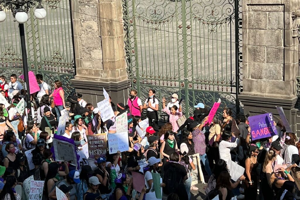 marcha 8 de marzo Puebla