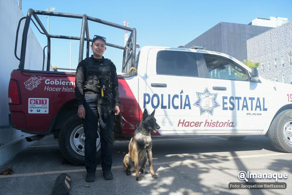 mujeres binomios caninos policia Puebla 2