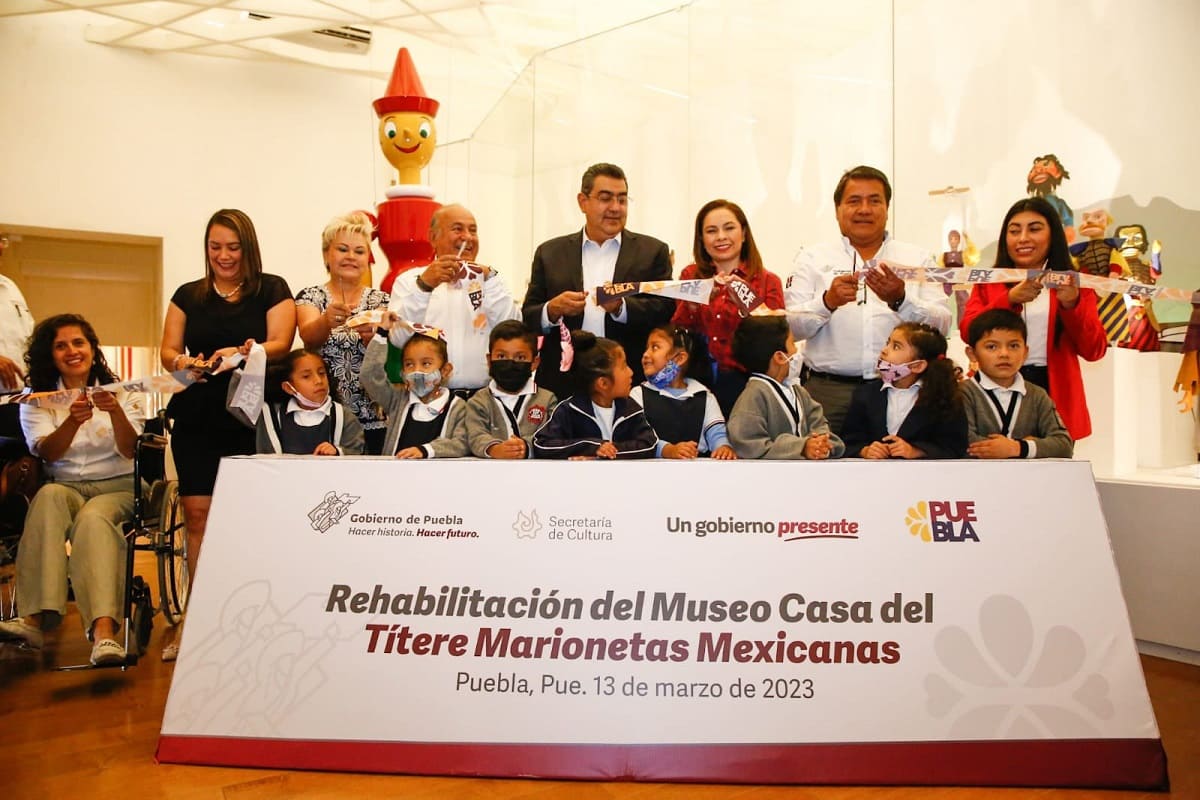 Sergio Salomón reinaugura la Casa del Títere y anuncia remodelación del Paseo de Gigantes 2 museo casa del titere sergio salomon