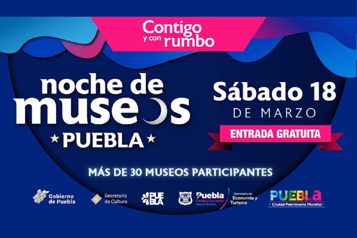 Arboterra, Acuario Michin y Museo Viviente regalarán 100 entradas para la Noche de Museos en Puebla 5 noche de museos 18 de marzo