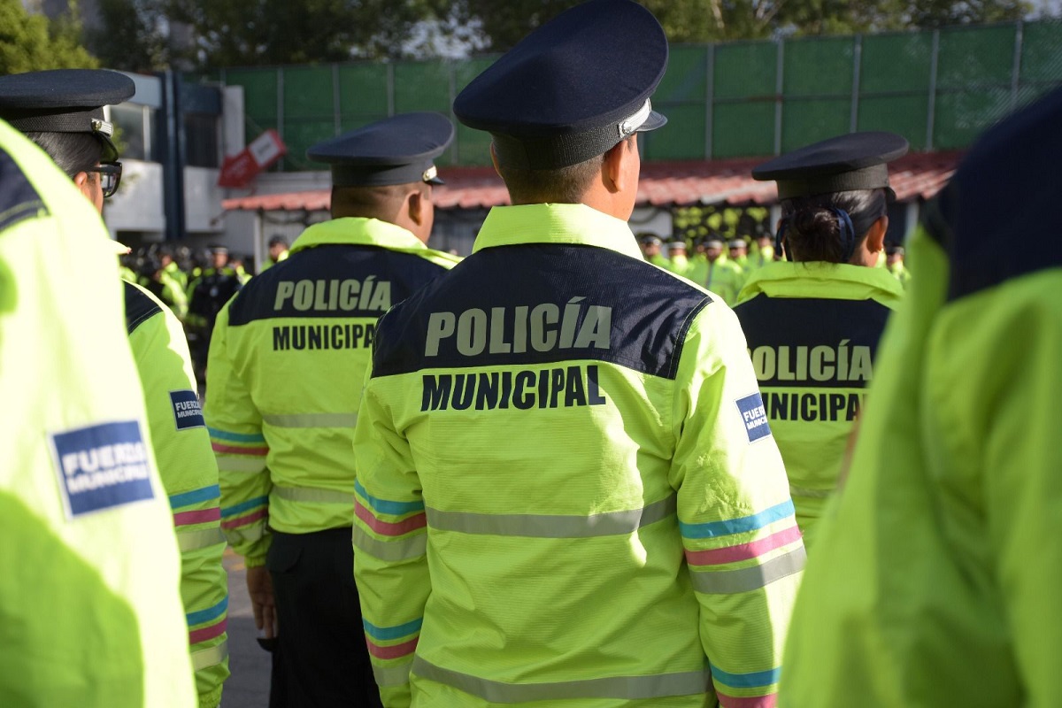 SSC Puebla realiza honores a los símbolos patrios 2 policia municipal puebla