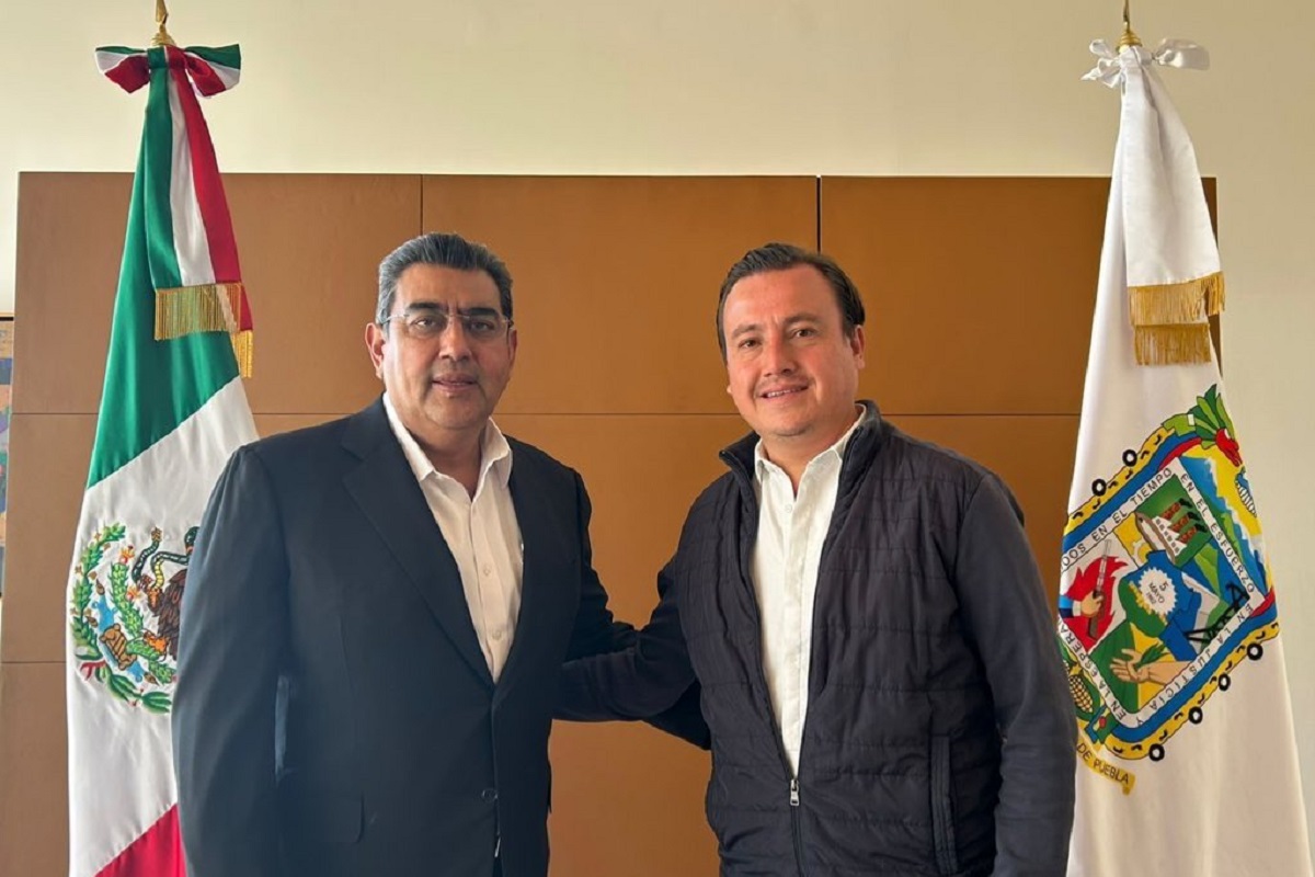 Reunión con Ignacio Mier Jr. fue para revisar temas de seguridad: Sergio Salomón 3 sergio salomon e ignacio mier banuelos