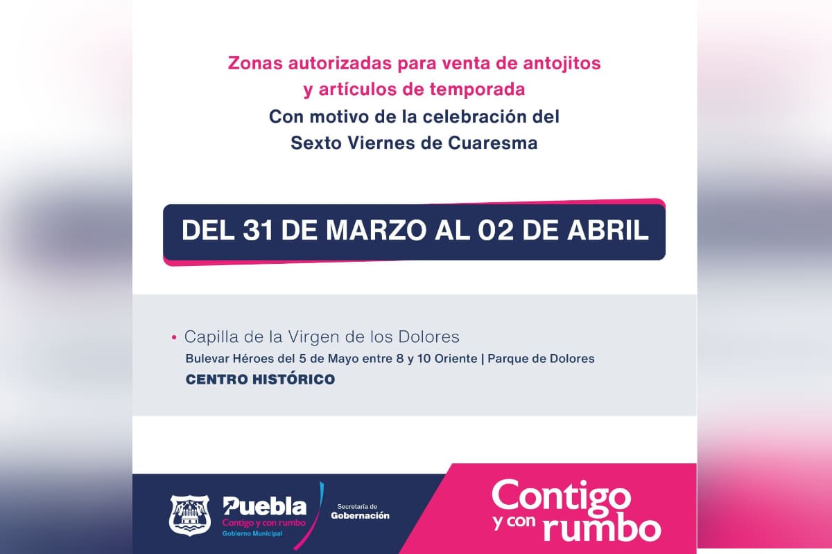 Por sexto viernes de cuaresma habrá venta de antojitos en el Parque de Dolores 1 venta de antojitos cuaresma 1