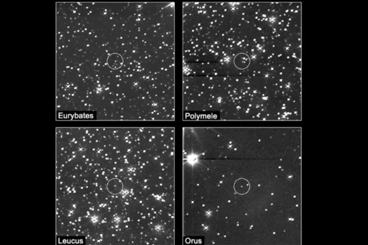 Sonda Lucy de la NASA captura imágenes de asteroides troyanos 3 Asteroides captados por la NASA