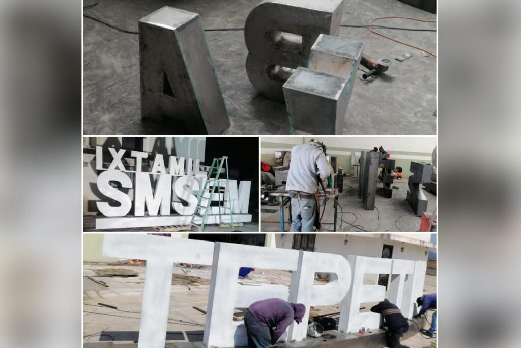 Fabricacion letras monumentales