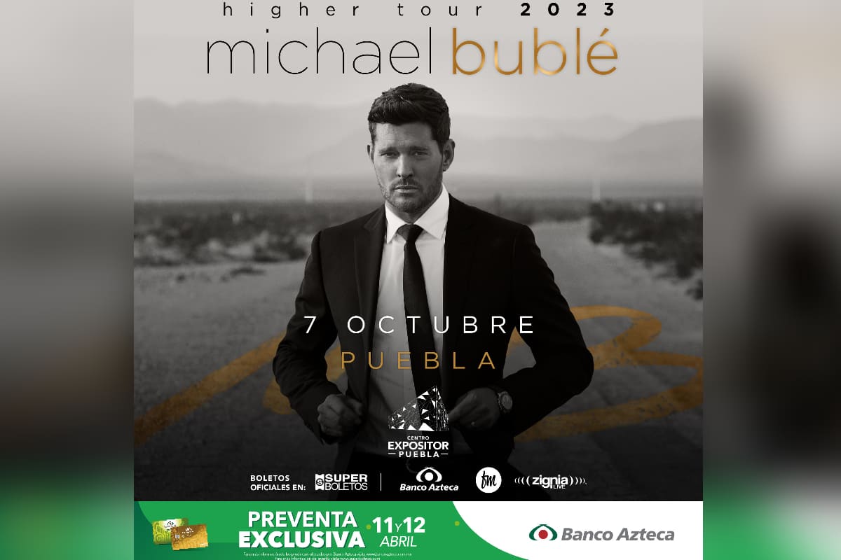 Michael Bublé llega a Puebla con su "Higher Tour 2023” 3 Michael Bublé en Puebla