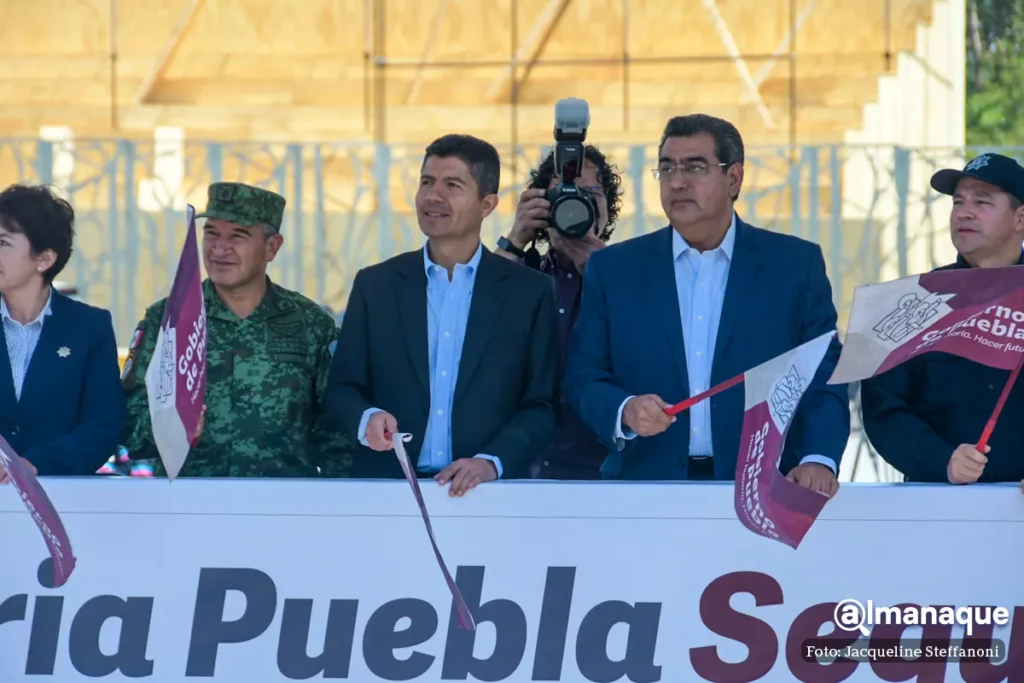Operativo Feria Puebla Segura 2023 Gobernador de Puebla Sergio Salomon Alcalde de Puebla Eduardo Rivera 14